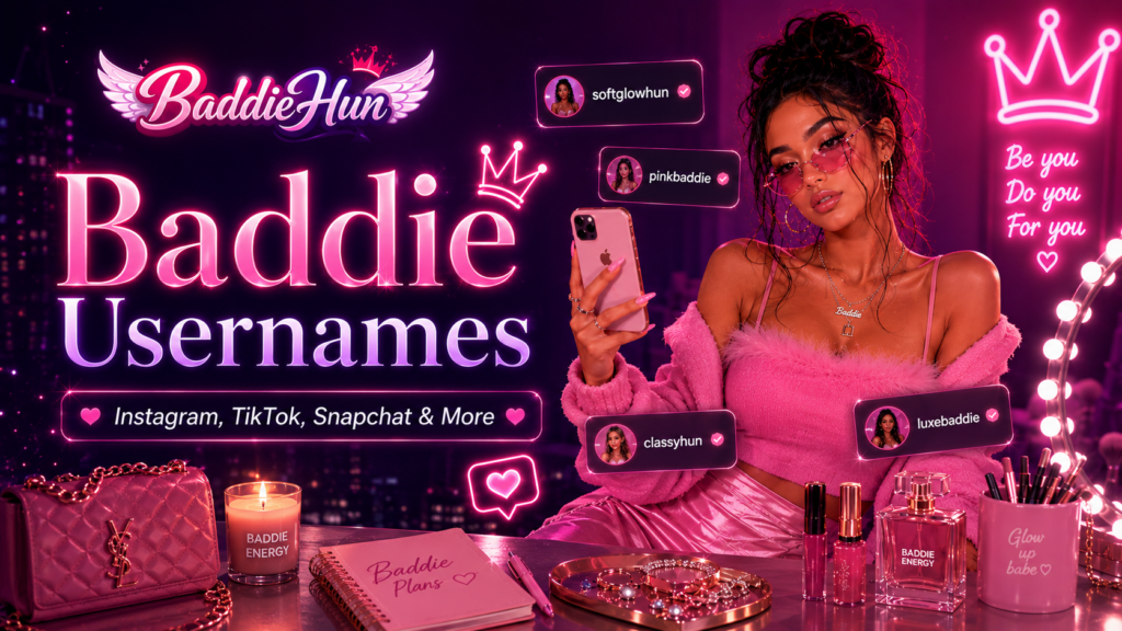 Baddie Usernames for Instagram, TikTok, Snapchat & More Baddie Usernames